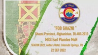 Special Forces Association Convention 2022 FOB Ghazni MSG Plumlee