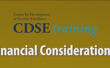CDSE - Financial Considerations