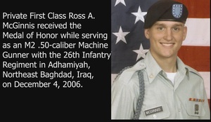Medal of Honor Recipient PFC Ross A. McGinnis
