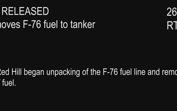 JTF-RH F-76 Fuel Transfer