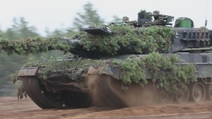 1-66 AR Tanks Roll Through Iron Wolf