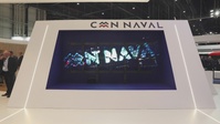 Sailors assigned to the George H.W. Bush Carrier Strike Group attend the EURONAVAL Trade Show