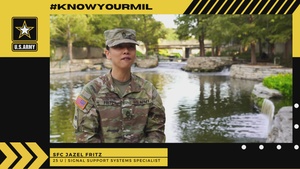 Sgt. First Class Jazel Fritz Know Your Mil Interview