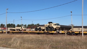 411th Engineer Company equipment deployment by rail movement at Fort McCoy, Part IV