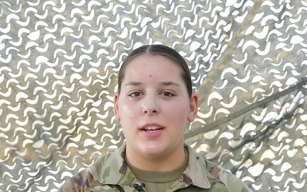 Spc. Kylie Schwind Christmas Greeting
