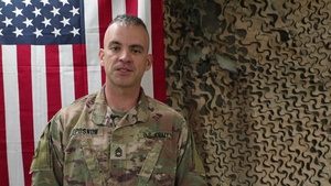 Sgt. 1st Class Chris Oposnow Thanksgiving Greeting