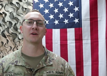 Spc. Shawn Fogleman, Thanksgiving Greeting