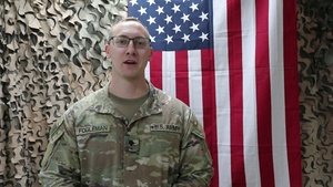 Spc. Shawn Fogleman, Christmas Greeting