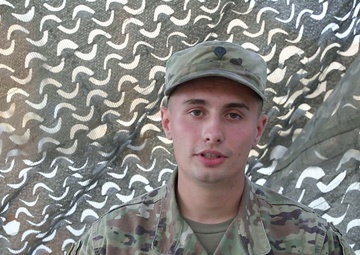 Spc. Chris Cornett, Thanksgiving Greeting