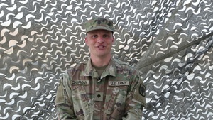 Spc. Darrel Chapman, Holiday Greeting