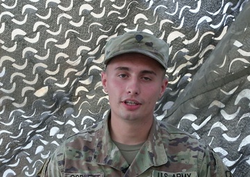 Spc. Chris Cornett, Holiday Greeting