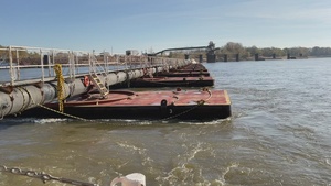 Dredge Potter Pipeline Positioning