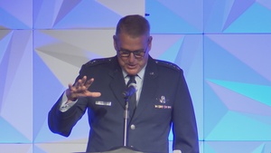 Lt. Gen. Michael Loh, director of the Air National Guard, delviers A/TA Symposium Keynote