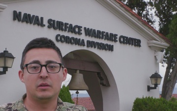 NSWC Corona Holiday Greeting from Operations Specialist Miguel Cruz
