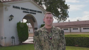 NSWC Corona Holiday Greeting from Information Systems Technician Petty Officer 1st Class Taylor Barrett