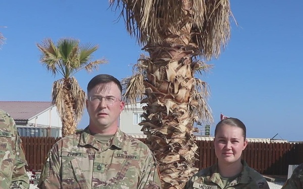 Task Force Sinai Gives Shout-out University of Alabama Crimson Tide