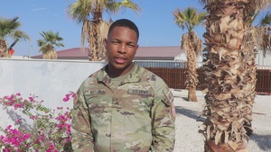 Sgt. Kierre Butler Gives a Shout-out to the Miami Dolphins