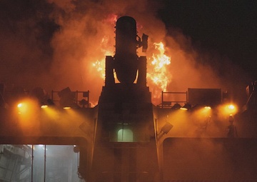 USCGC Waesche's Dance with Fire