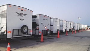 FEMA Trailers Arrive to Florida for Hurricane Ian Survivors