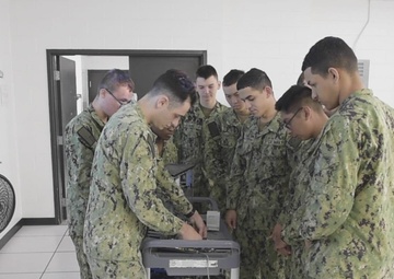 Information Systems Technician Students Learn About Computer Components
