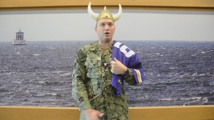 U.S. Navy Shoutout to Minnesota Vikings