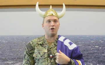 U.S. Navy Shoutout to Minnesota Vikings