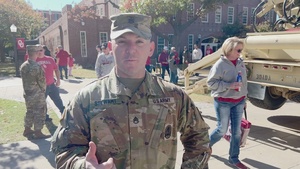 Fort Sill Visits the OU Military Appreciation Game
