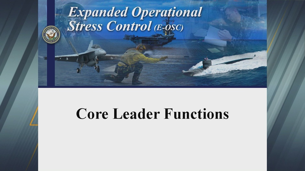 DVIDS - Video - Navy Expanded Operational Stress Control: Module #10 ...