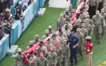 125th Fighter Wing at Jags Salute to Service game