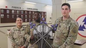 3rd Expeditionary Sustainment Command roots for Carolina Panthers for TNF