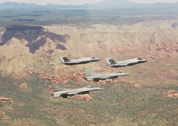 944th Fighter Wing 2022 Mission Video B-Roll 3 [F-16, F-15, F-35, Aerial Refuel]