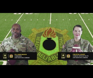 Go Army, Beat Navy 2022 - Joint Munitions Command shout-out