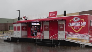 Kansas City Chiefs Visit Fort Riley Schools with Virtual Training Lab