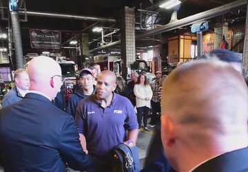 USS Arlington gives back at Queens Firehouse