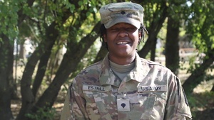 SPC Estrill gives a shout out to the Jacksonville Jaguars