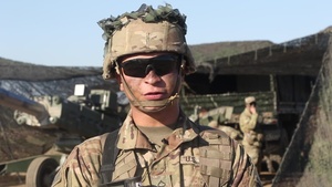 PFC Teheta gives a shout out to the New England Patriots