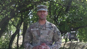 SGT Carter gives a shout out to the Tennessee Titians