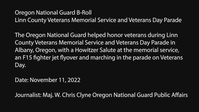 Oregon Guard Honors Veterans in Albany