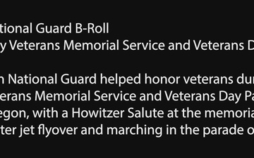 Oregon Guard Honors Veterans in Albany