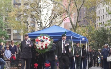 2022 NYC Veterans Day wreath laying ceremony