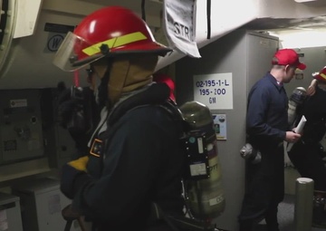 USS Gerald R Ford General Quarters B-roll