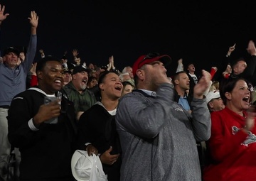 USS Abraham Lincoln hosts the 2022 ESPN Armed Forces Classic - Carrier Edition