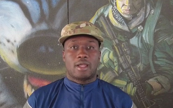 Air Force Basic Trainee Philip Bitange