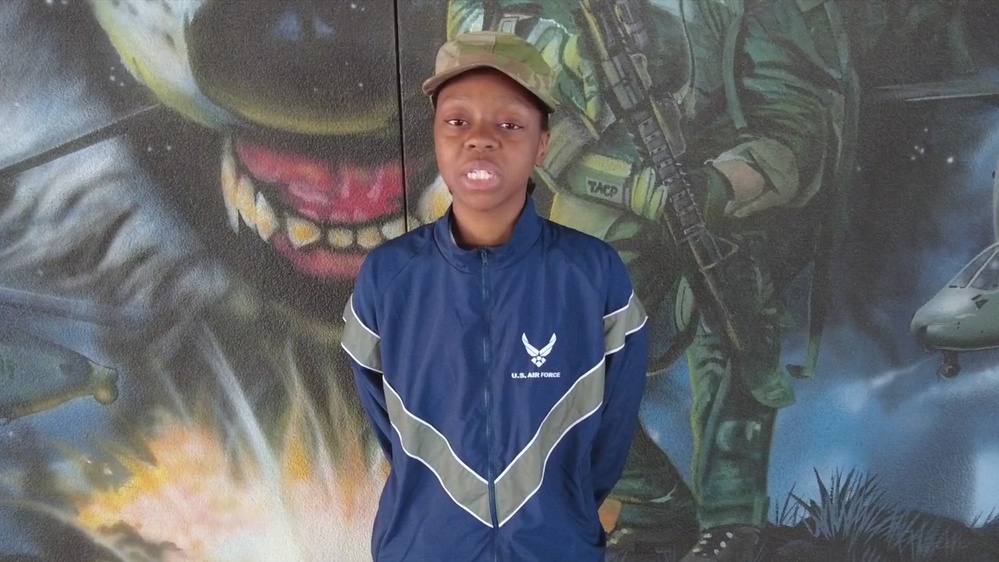 DVIDS Video Air Force Basic Trainee Cheyanne Owens