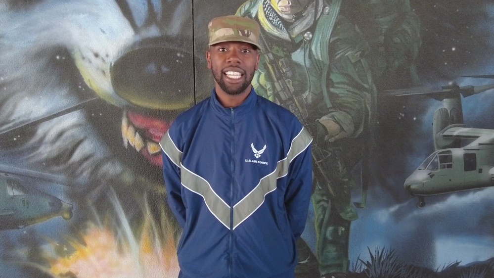 DVIDS Video Air Force Basic Trainee Myron Powell