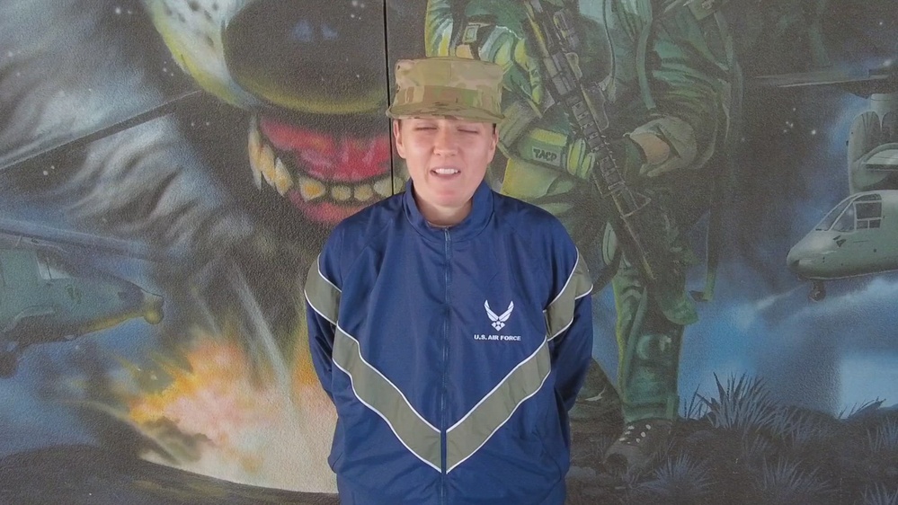 DVIDS Video Air Force Basic Trainee Stephanie Magorry