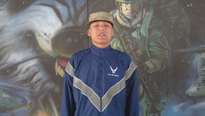 Air Force Basic Trainee Camden Krauss