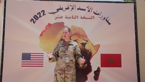 Lt. Gen. Jody Daniels in Agadir, Morocco