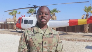 Staff Sgt. Kenya King Wishes Her Family a Happy Thanksgiving