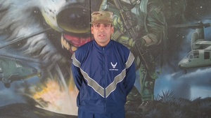 Air Force Basic Trainee Javier Jimenez